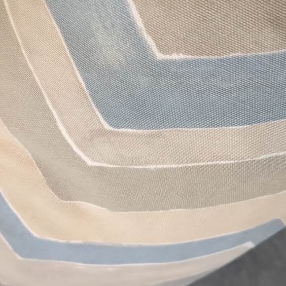 Watercolor Chevron Paint Pattern Long Throw Pillow Domain - Picture 3 of 10